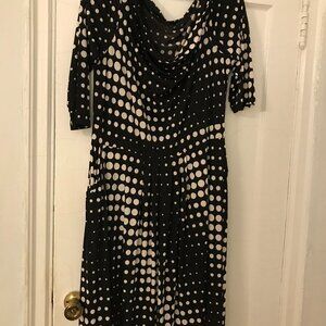Black & White polka dot dress